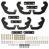 Westin 15-22 Ford F-150 SuperCrew / 17-22 F-250/350 Crew Cab Outlaw Nerf Step Bars - Textured Black - 20-13945