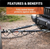 RockJock Curt Rambler Steel RV Tow Bar 7500lbs 2in Shank - RJ-70001