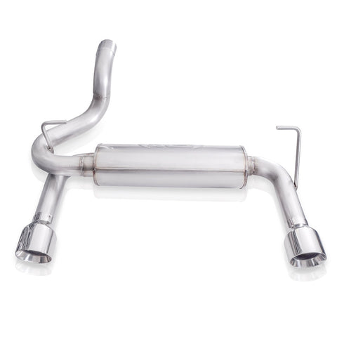 Stainless Works 2018+ Jeep Wrangler JL 304SS Factory Connect 2.5in Axle Back Exhaust System - JPJLAB