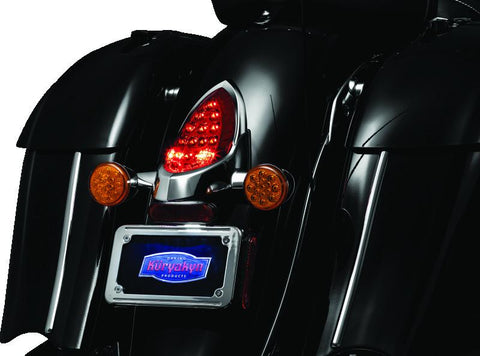 Kuryakyn Tail Light Top Trim Indian Models Chrome - 7697