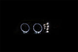ANZO 1999-2004 Ford Mustang Projector Headlights Black G2 (Dual Projector) - 121303