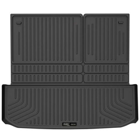 Husky Liners 2022 Nissan Pathfinder (Folds Up/Down w/3rd Row) WeatherBeater Cargo Liner - Blk - 25701