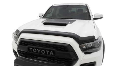 AVS 16-18 Toyota Tacoma Bugflector Medium Profile Hood Shield - Smoke - 23681