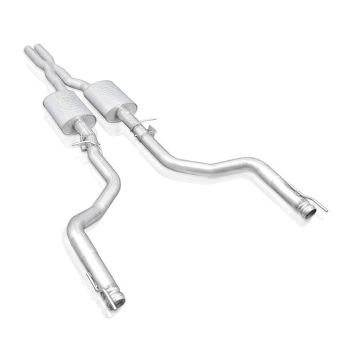 Stainless Works 15-19 Dodge Challenger 6.2L/6.4L Hemi 3in Legend Catback X-Pipe (Use Factory Tips) - CHAL16CBL