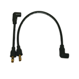 Moroso 80-84 H-D FL / 84-99 H-D FXST/FLST /91-98 H-D FXD Spiral Core Wire Set - Black - 27211