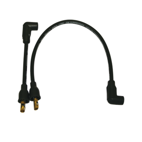Moroso 80-84 H-D FL / 84-99 H-D FXST/FLST /91-98 H-D FXD Spiral Core Wire Set - Black - 27211