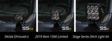 Diode Dynamics Stage Series Ditch Light Kit for 2019-Present Ram C2 - Pro White Combo - DD7597