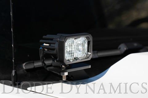 Diode Dynamics 14-19 Silverado/Sierra SS3 LED Ditch Light Kit Sport - White Combo - DD6655