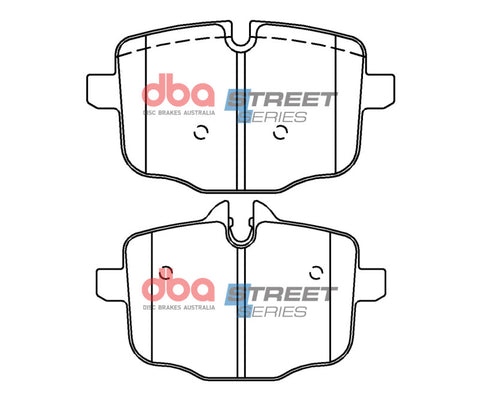 DBA 2018+ BMW X3 Street Series Rear Brake Pads - DB15109SS