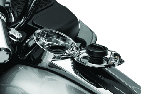 Kuryakyn Easy Fill Fuel Door Chrome - 6998
