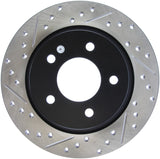 StopTech 04-10 Mazda3 Slotted & Drilled Right Rear Rotor - 127.45067R