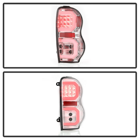 Spyder 04-09 Dodge Durango LED Tail Lights - Chrome ALT-YD-DDU04-LED-C - 5086525