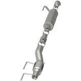 MagnaFlow Cat-Back, SS, 2.5/3in, Turn Down In Front Rear Tire 2015 Ford F150 2.7L V6T Ext Cab - 19056