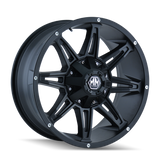 Mayhem 8090 Rampage 17x9 / 6x135 BP / 13mm Offset / 106mm Hub Matte Black Wheel - 8090-7937MB13
