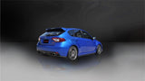 Corsa 08-13 Subaru Impreza Hatchback STI 2.5L Turbo Manual Black Sport Cat-Back Exhaust - 14862BLK