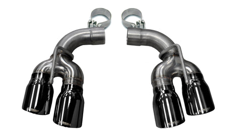 Corsa 2017-24 Chevy Camaro ZL1 2.75in Inlet / 4.0in Outlet Black PVD Tip Kit (For Corsa ExhaustOnly) - 14774BLK