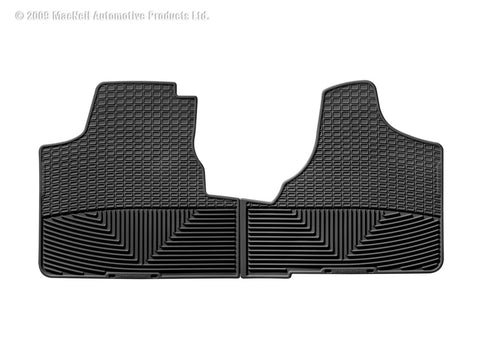 WeatherTech 03 Chrysler Voyager Short WB Front Rubber Mats - Black - W16
