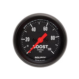 Autometer Z Series 52mm 0-100 PSI Mechanical Boost - 2618