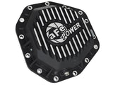 aFe Power Pro Ser Rear Diff Cover Black w/Mach Fins 2017 Ford Diesel Trucks V8-6.7L(td) Dana M275-14 - 46-70352