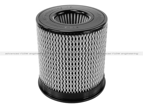 aFe MagnumFLOW Air Filter Pro DRY S 6in Flange x 8 1/8in Base/Top (INV) x 9in H - 21-91059
