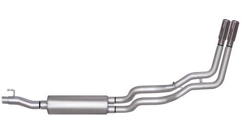 Gibson 06-08 Dodge Ram 1500 Laramie 5.7L 2.5in Cat-Back Dual Sport Exhaust - Stainless - 66548