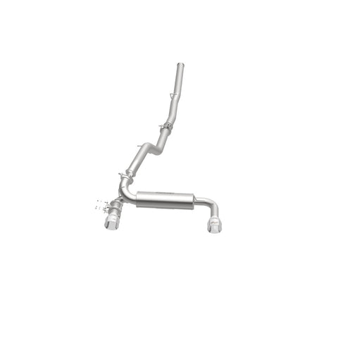 MagnaFlow Cat-Back 2016 Ford Focus RS 3in SS Dual Outlet 4.5in Polished Tips - 19281
