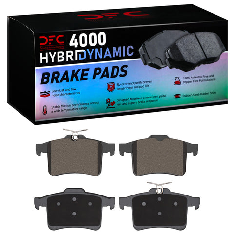 DFC 10-19 Jaguar XKR-S Rear 4000 Hybridynamic Brake Pads - 4000-1449-00