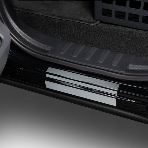 Putco 17-20 Ford SuperDuty - Crew Cab (4pcs) Black Platinum Door Sills - 95150BP