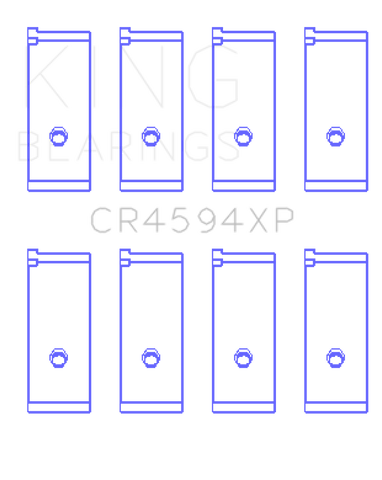 King Suzuki M18A/M16A/M16A (Size STD) Performance Rod Bearing Set - CR4594XP