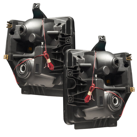 Oracle 08-10 Ford F250 Pre-Assembled Halo Headlights - Chrome Housing - w/ 2.0 Controller - 7189-333