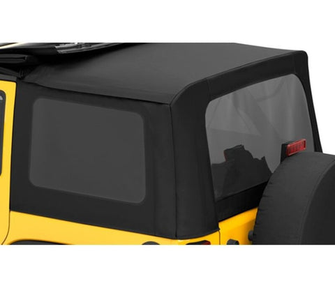 Bestop 11-18 Jeep Wrangler JK 4-Door Window Set (Black Diamond) - 58135-35