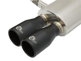 aFe MACHForce XP Exhausts Cat-Back SS-304 14-17 Mini Cooper S Hardtop 2-Door w/ Black Tips - 49-36331-B