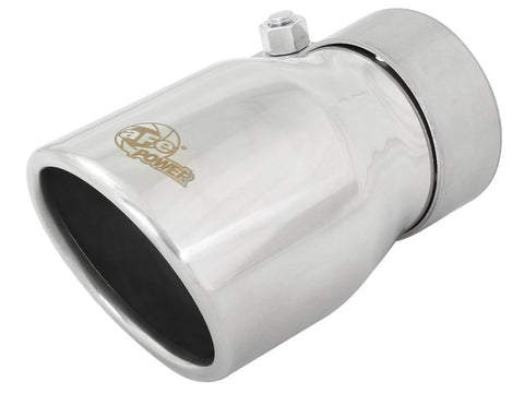 aFe MACH Force-Xp Axle-Back Exhaust System w/Polished Tip 18-20 Jeep Wrangler L4-2.0T / V6-3.6L - 49-48070-1P