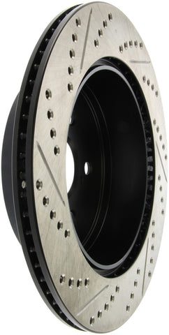 StopTech Power Slot 06-11 Lexus GS Series / 06-12 IS350 Rear Left Drilled & Slotted Rotor - 127.44141L