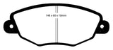 EBC 01-04 Jaguar X-Type 2.5 Redstuff Front Brake Pads - DP31322C