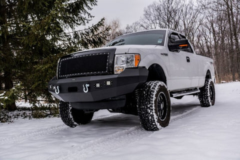 DV8 Offroad 09-14 Ford F-150 Winch Ready Front Bumper - FBFF1-02