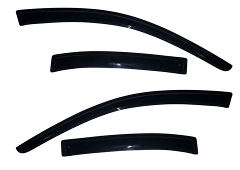 AVS 13-15 Chevy Malibu Ventvisor Outside Mount Window Deflectors 4pc - Smoke - 94362