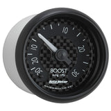 Autometer GT Series 52mm Mechanical 30 In Hg/30 psi Vacuum/Boost Gauge - 8003