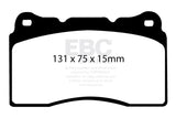 EBC Racing 2017+ Honda Civic Type-R (FK8) RP-1 Front Race Brake Pads - DP81210RP1