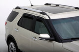 AVS 11-18 Ford Explorer Ventvisor Outside Mount Window Deflectors 4pc - Smoke - 94293