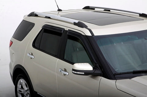 AVS 11-18 Ford Explorer Ventvisor Outside Mount Window Deflectors 4pc - Smoke - 94293