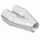 MagnaFlow Double Wall 3in Dual Round Polished Tip 2.25in Inlet - 35226
