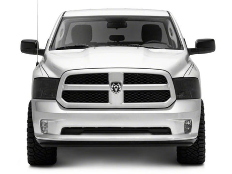 Raxiom 09-18 Dodge RAM 1500 Axial OEM Rep Headlights w/ Dual Bulb- Chrome Housing (Smoked Lens ) - R118021