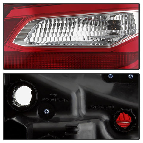 xTune 16-18 Nissan Altima 4DR Passenger Side Tail Light - OEM Outter Right (ALT-JH-NA16-4D-OE-OR) - 9943010