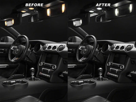Raxiom15-23 Ford Mustang Axial Series Stage 2 Interior LED Lighting Kit- Cool White - 390269