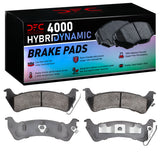 DFC 93-98 Jeep Grand Cherokee Rear 4000 Hybridynamic Brake Pads - 4000-0666-00