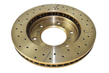 DBA 15-18 Subaru Legacy 2.5i Front Drilled & Slotted Street Series Rotor - 660X