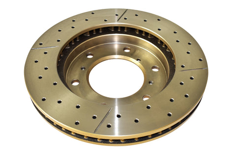 DBA 15-18 Subaru Legacy 2.5i Front Drilled & Slotted Street Series Rotor - 660X