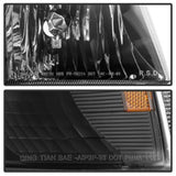 xTune Ford Ranger 93-97 Crystal Headlights w/ Corner Lights 4pcs Sets Black HD-JH-FR93-SET-BK - 9029363