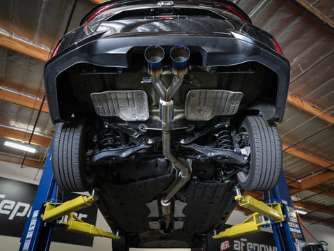 aFe Takeda 2.5in 304SS Cat-Back Exhaust System w/ Polished Tips 17-20 Honda Civic Si Sedan I4 1.5L - 49-36619-P
